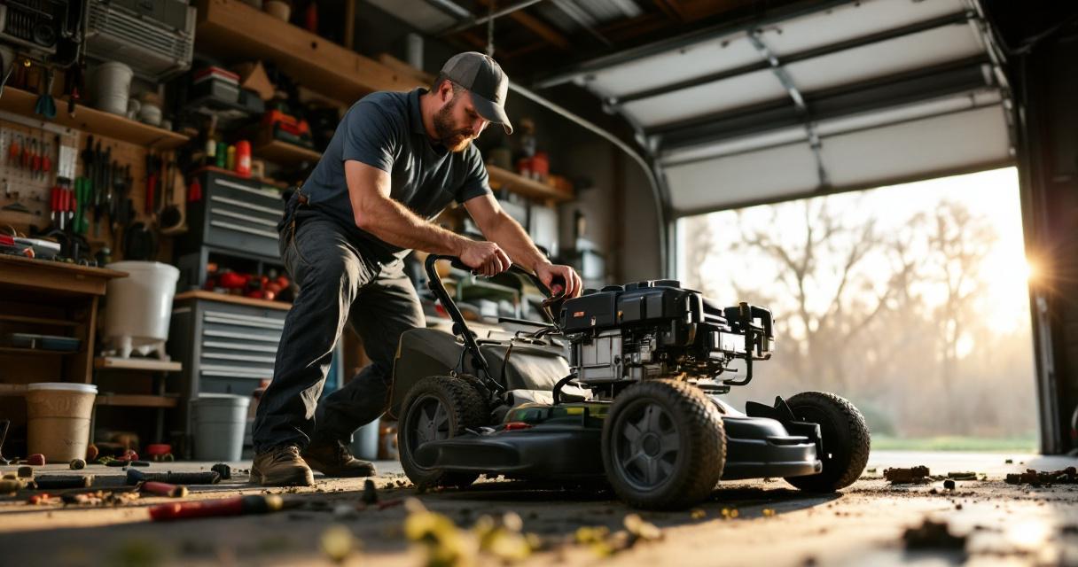 Lawn care equipment spring maintenance and preparation